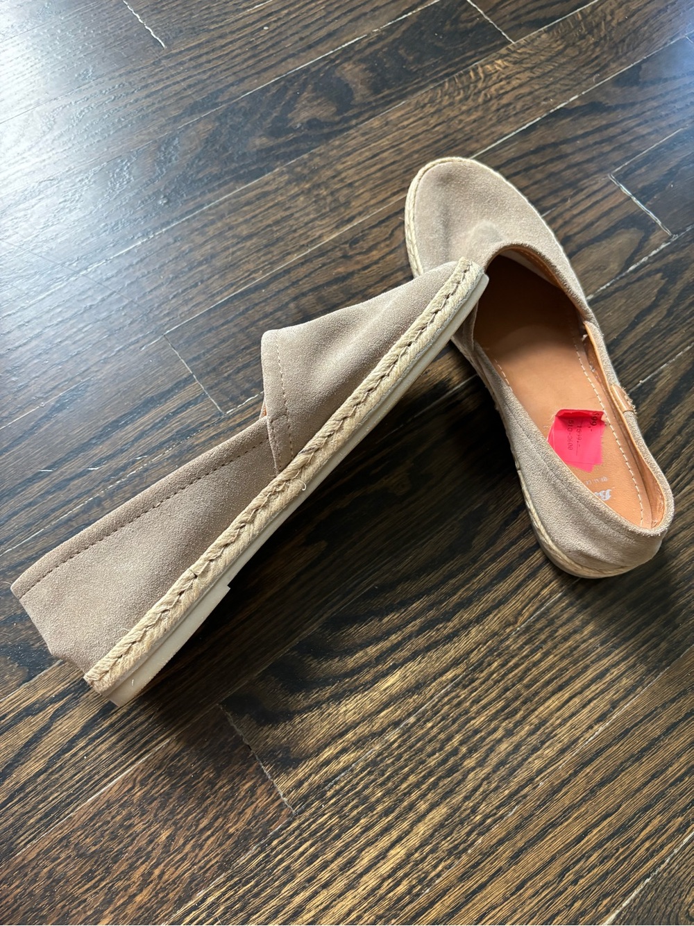 Women’s Slip-On Espadrille Flats in Taupe